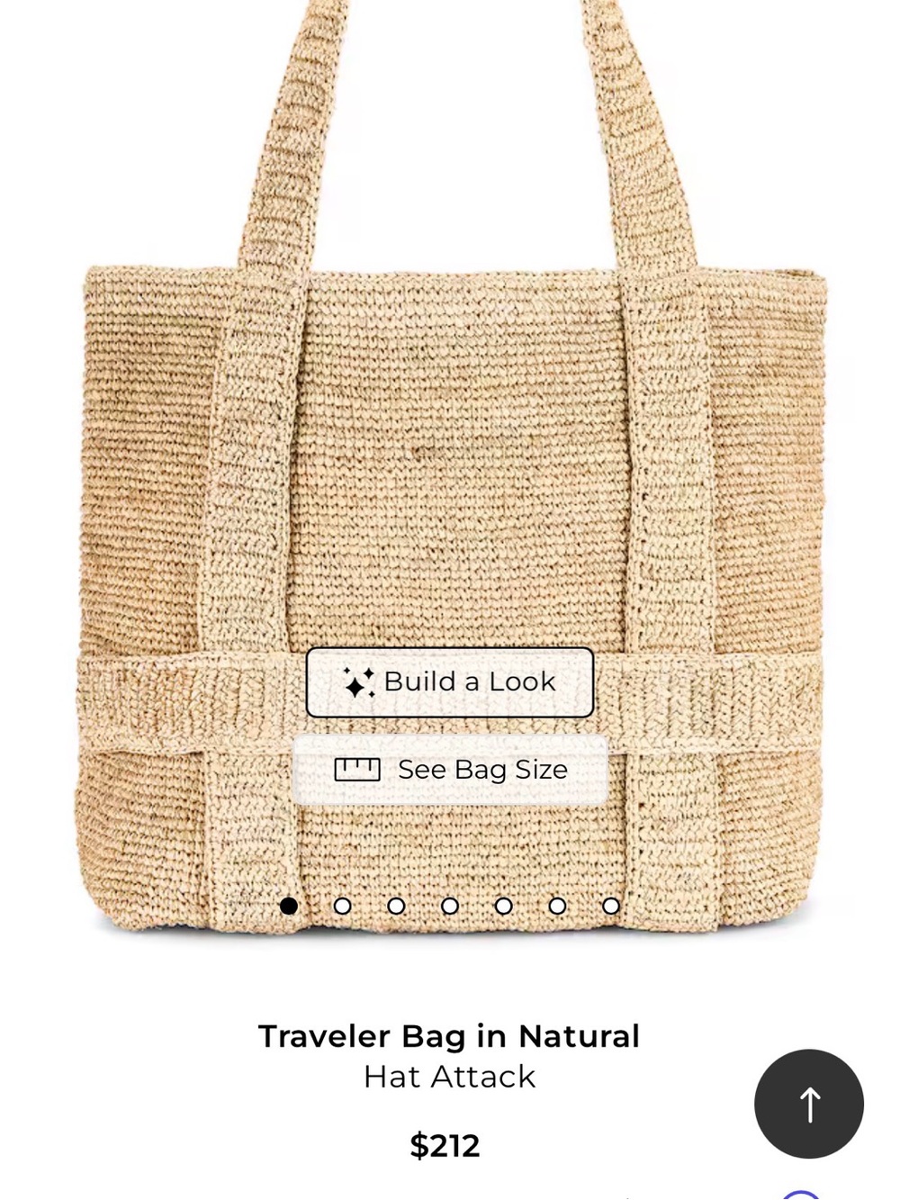 Hat Attack Beige Crochet Tote Bag - Picture 5 of 10
